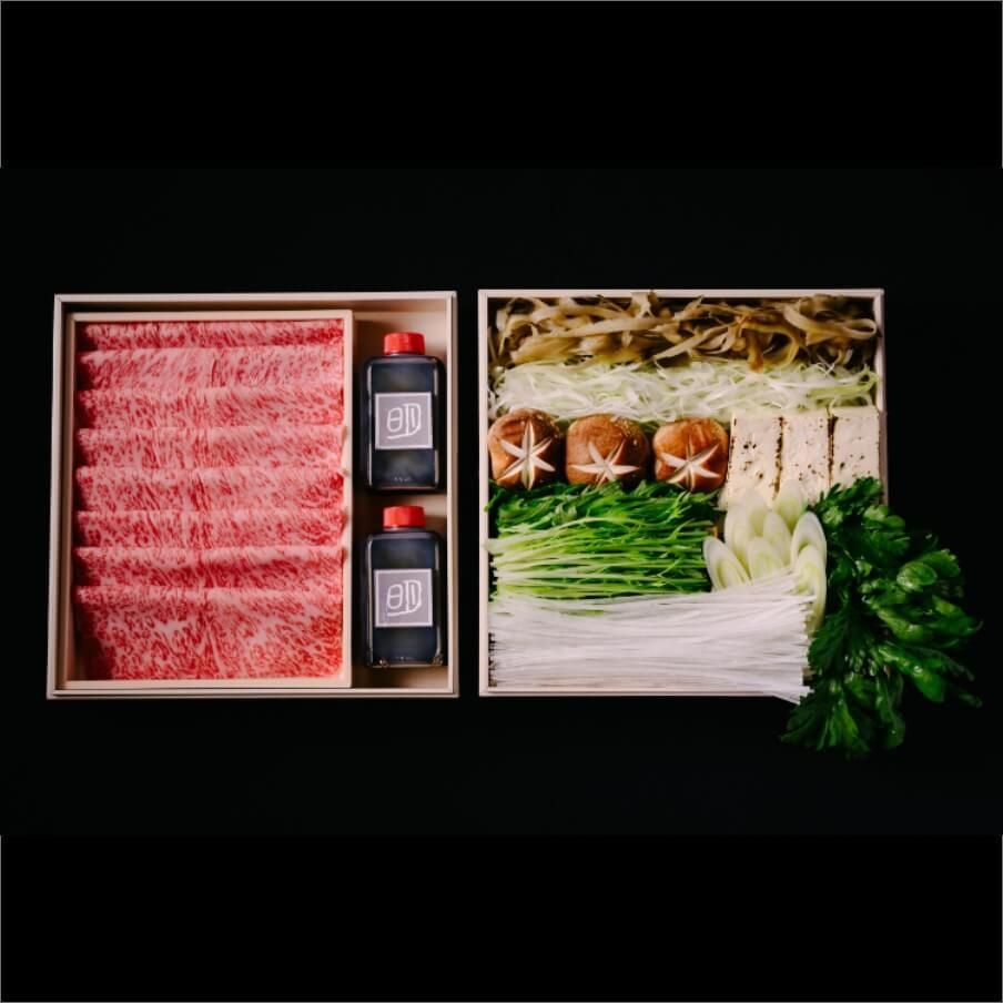 すき焼きは好きですB'z ツアトラ2点セット 金目鯛と銀だらのすき焼き風鍋と寄せ鍋セット 3個+3個（化粧箱