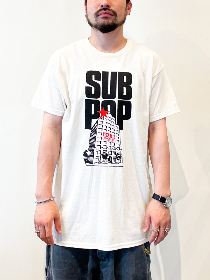 SUB POPS/S PRINT TEE“INDIE SELL OUT” -