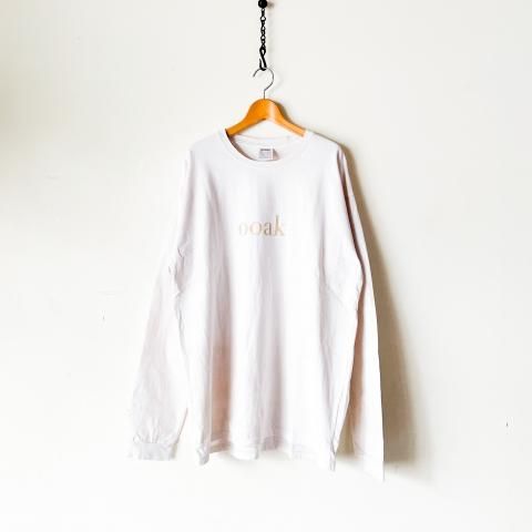ooak coffee  Tieup<br>LOGO L/S TEE COFFEE DYED