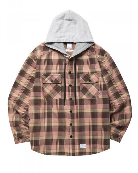 Liberaiders&#174;&#65038;<br>HOODED PLAID SHIRT<img class='new_mark_img2' src='https://img.shop-pro.jp/img/new/icons5.gif' style='border:none;display:inline;margin:0px;padding:0px;width:auto;' />