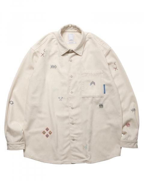 Liberaiders&#174;&#65038;<br>TIFINAGH EMBROIDERY FLANNEL SHIRT