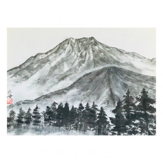 絵画 「恵那山 春」 www.seven-health.com