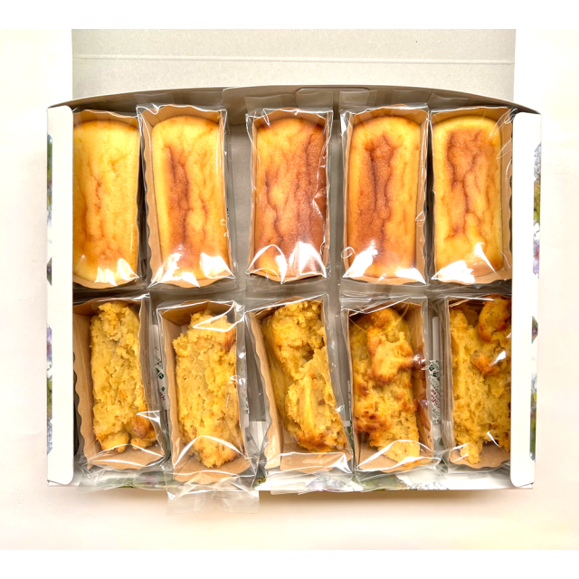 洋菓子セット（スイートポテト、焼き芋のチーズケーキ各5個入り）【化粧箱入り】