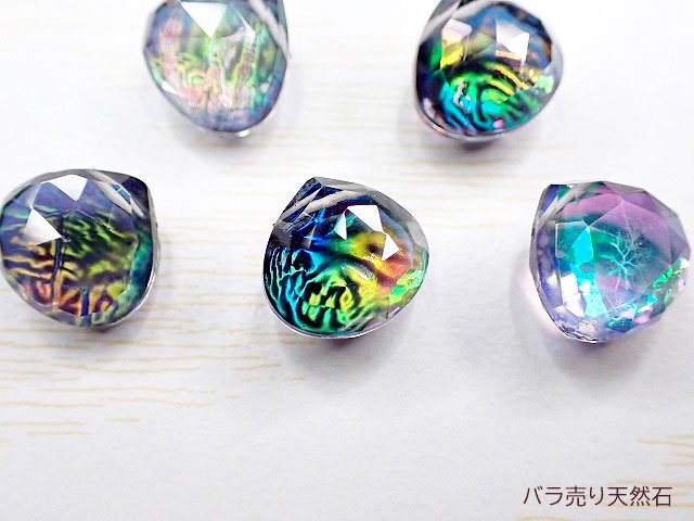 ブラックレインボーカラー！クォーツ（水晶）｜AAA｜マロン ブリオ