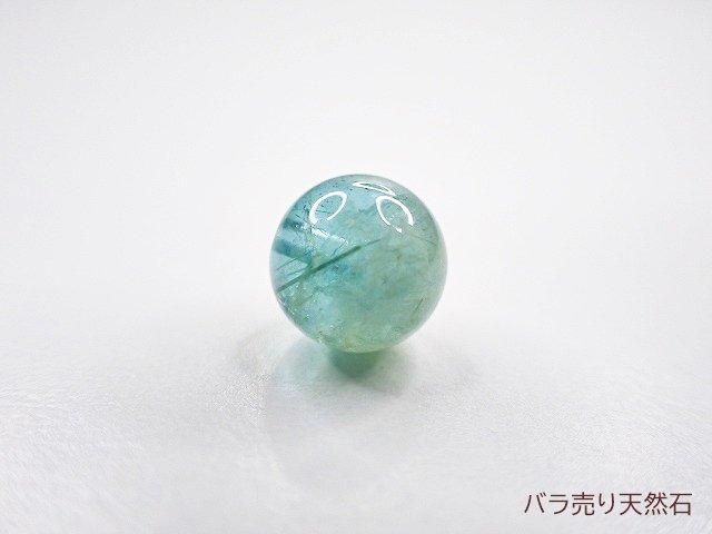 一点もの！宝石質！ブラジル産エメラルド｜AAA++｜丸玉・約7.2mm【1個4,460円】NO.19 - バラ売り天然石｜天然石ビーズのバラ売り専門店