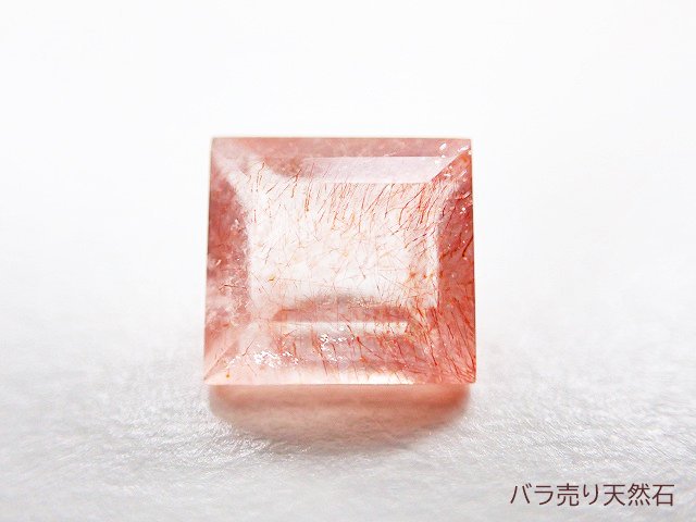 一点もの！稀少！カザフスタン産・天然ストロベリークォーツ｜AAA｜ルース（穴なし）約5.6x5.2x3.1mm【1個3,980円】NO.86 -  バラ売り天然石｜天然石ビーズのバラ売り専門店