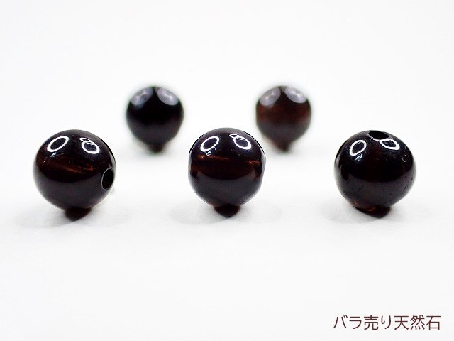 ロシア産！モリオン（黒水晶）｜AAA｜丸玉・約4mm【1個68円】, - バラ売り天然石｜天然石ビーズのバラ売り専門店