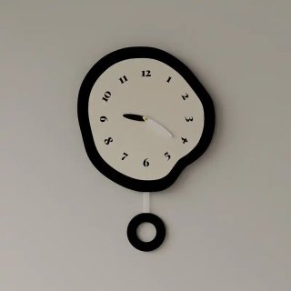 モノトーン壁掛け時計