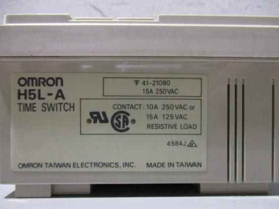 中古 OMRON TIME SWITCH H5L-A タイムスイッチ - growdesystem