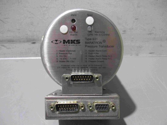 中古 MKS バラトロン圧力計 MKS 631A11TBEH3 - growdesystem