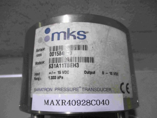 中古 MKS バラトロン圧力計 MKS 631A11TBEH3 - growdesystem