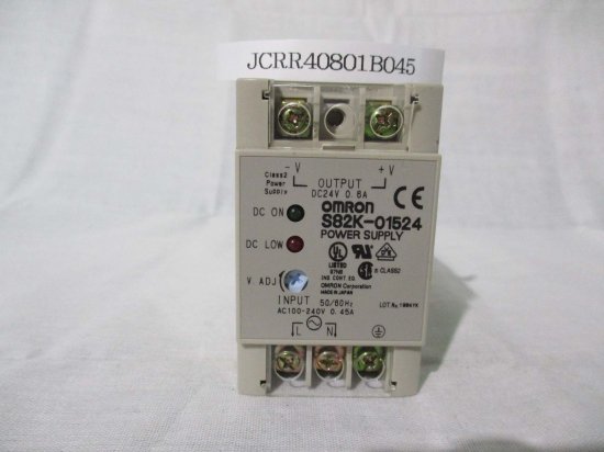 中古 OMRON POWER SUPPLY S82K-01524 パワーサプライ - growdesystem