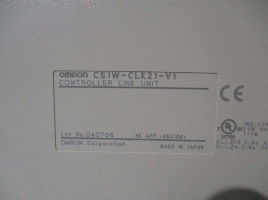 中古 OMRON PLC CS1W-CLK21-V1 コントローラリンク装置 - growdesystem