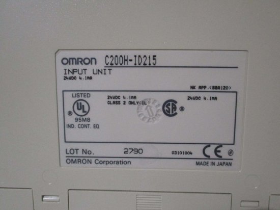 中古 OMRON C200H-ID215 入力ユニット - growdesystem