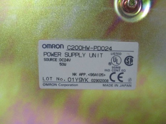 中古 OMRON C200HW-PD024 プログラマブルコントローラ 電源ユニット