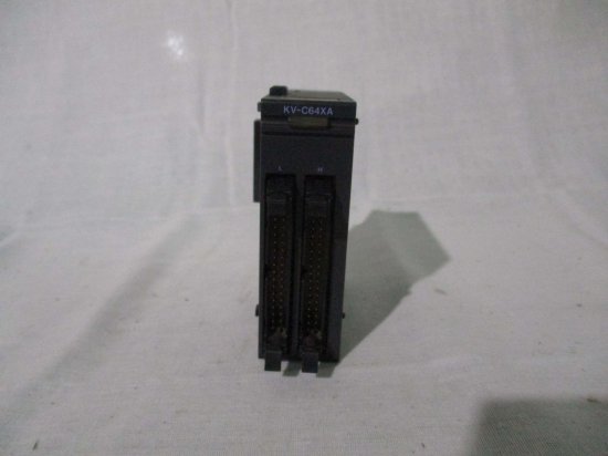 中古 KEYENCE PLC 64点コネクタ 入力ユニット KV-C64XA - growdesystem