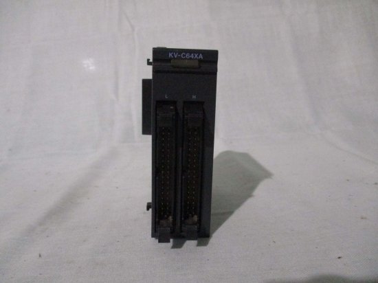 中古 KEYENCE PLC 64点コネクタ 入力ユニット KV-C64XA - growdesystem