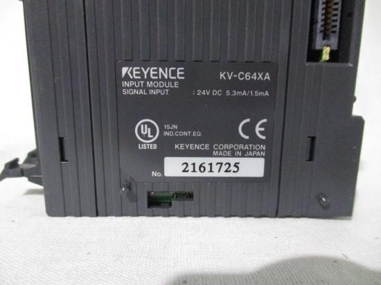 中古 KEYENCE PLC 64点コネクタ 入力ユニット KV-C64XA - growdesystem