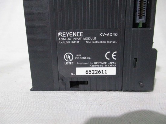 中古 KEYENCE KV-AD40 PLCシステム アナログ入力ユニット - growdesystem