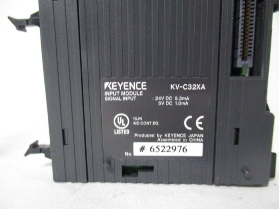中古 KEYENCE KV-C32XA 32点コネクタI/Oユニット - growdesystem