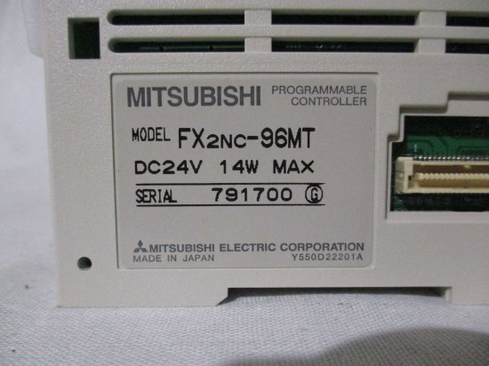 中古 MITSUBISHI電機 シーケンサ FX2NC-96MT - growdesystem