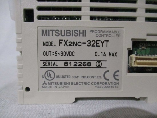 中古 MITSUBISHI電機 シーケンサ FX2NC-32EYT 出力増設ブロック - growdesystem