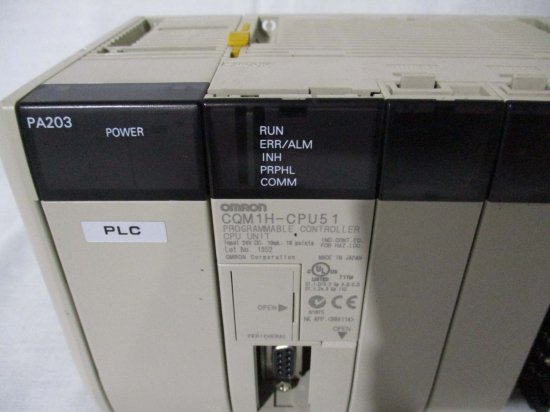 中古 OMRON プログラマブルコントローラ CQM1H-CPU51 PA203 OCH ID212*2 OC222*2 - growdesystem