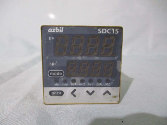 中古YAMATAKE AZBIL デジタル指示調節計 SDC15 - growdesystem