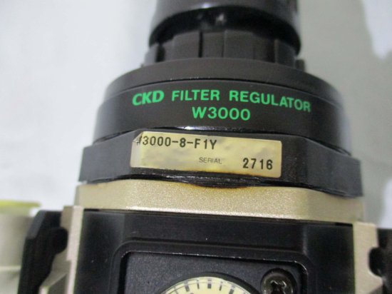 中古 CKD FILTER REGULATOR W3000-8-F1Y - growdesystem