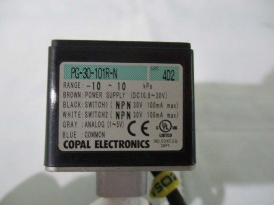 中古 COPAL PG-30-101R-N 圧力センサー - growdesystem