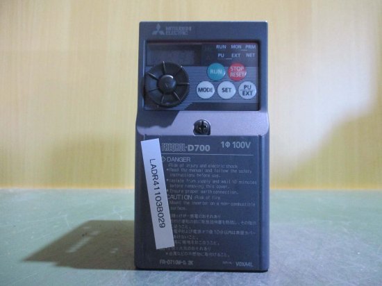 中古 MITSUBISHI インバータ FR-D710W-0.2K - growdesystem