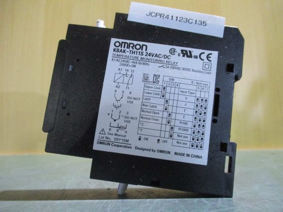 中古 OMRON K8AK-TH11S 24VAC/DC 温度警報器 - growdesystem