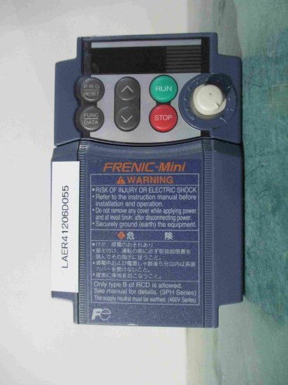 中古 Fuji Electric インバータ FRENIC MINI FRN0.4C1S-2J 三相 200V 1.1KVA -  growdesystem