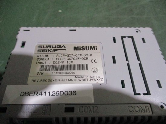 中古MISUMI PLCP-GX7-04W-DC-R 液晶タッチパネル - growdesystem