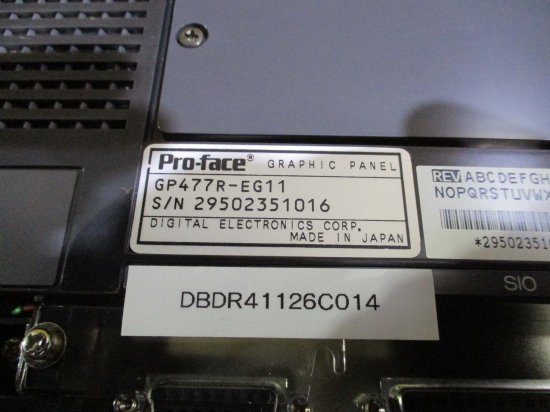 比較 （修理交換用 ） 適用する Pro-face GP477R-EG11 プログラマブル