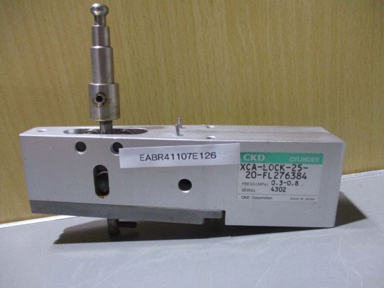 中古 CKD XCA XCA-Lock-25-20-FL276384 ブレーキエアシリンダー