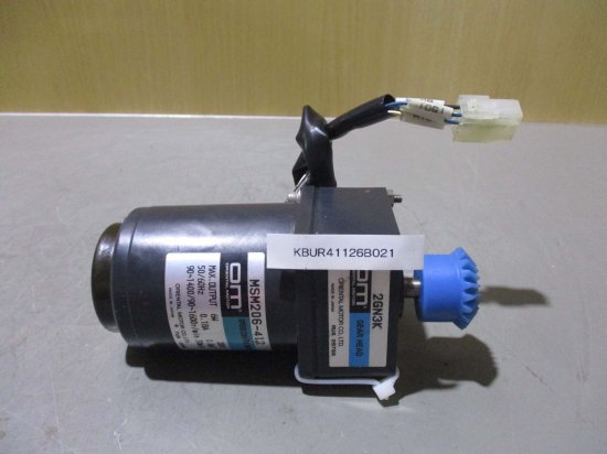 中古Oriental Motor ギヤヘッド2GN3K/MSM206-412 - growdesystem