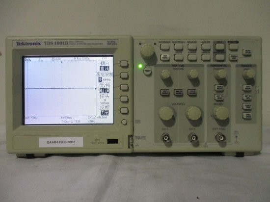 中古 Tektronix ２ch デジタルオシロスコープ TDS1001B 40MHz 500MS/s