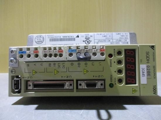 公式サイト YASKAWA 中古 SGDH-02BE 100V(LCHR40720B150) サーボパック