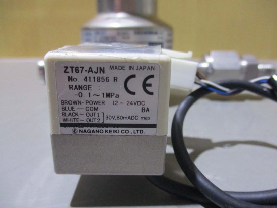 中古 TANAKA TORR 50-3W-5003-6VF6VF 高純度ガス用圧力調整器/NAGANO ZT67-AJN 圧力計セット -  growdesystem