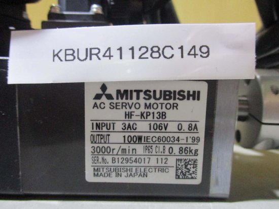 中古MITSUBISHI/三菱 HF-KP13B サーボモーター - growdesystem