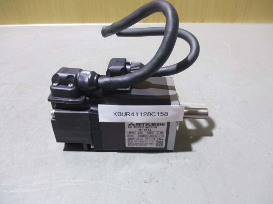 中古 MITSUBISHI AC SERVO MOTOR HF-KP13 AC サーボモーター 100W - growdesystem