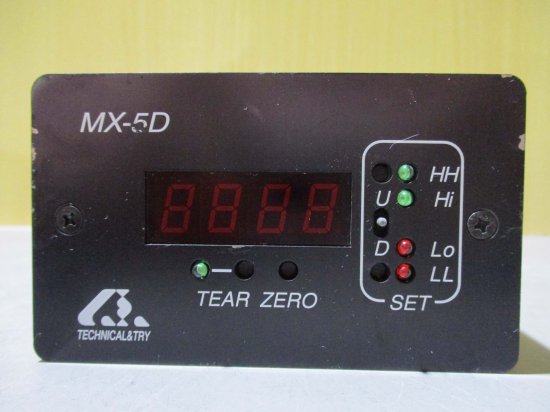 中古 TECHNICAL&TRY MX-5D-S207-A ロードセルアンプ - growdesystem