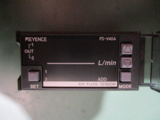 中古 KEYENCE 流量センサ アンプ FD-V40A - growdesystem