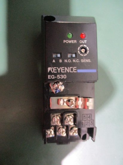 中古 KEYENCE 渦電流式変位センサアンプ EG-530 - growdesystem