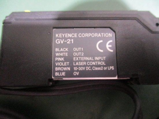 中古 KEYENCE GV-21/GV-H450 レーザセンサ セット - growdesystem