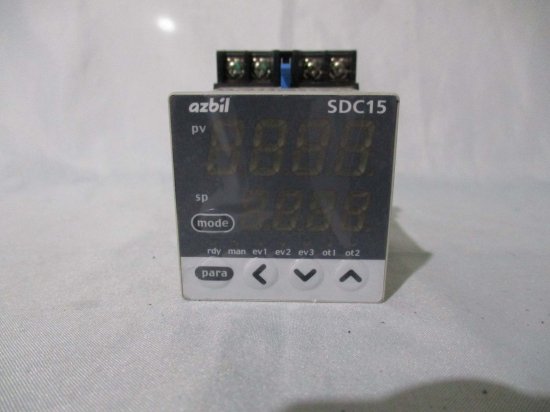 中古 azbil(山武) デジタル指示調節計（温度調節器／温調計）SDC15 - growdesystem