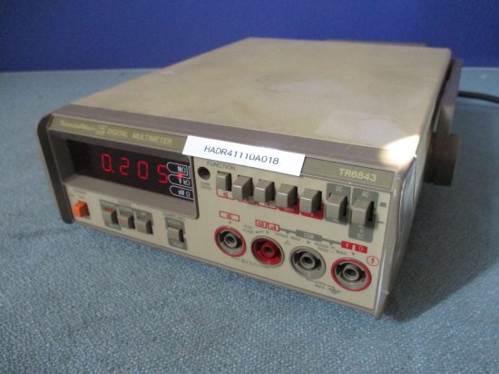 中古 TAKEDA デジタルマルチメータ TR6843 - growdesystem