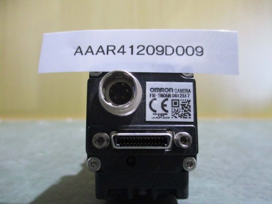 中古 OMRON FH-L550 FH-SM05R 小型白黒デジタルCCD カメラ*2 モニター 