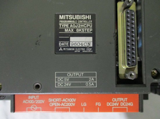 中古 MITSUBISHI MELSEC A0J2HCPU シーケンサCPUユニット - growdesystem